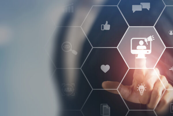 Influencer marketing concept